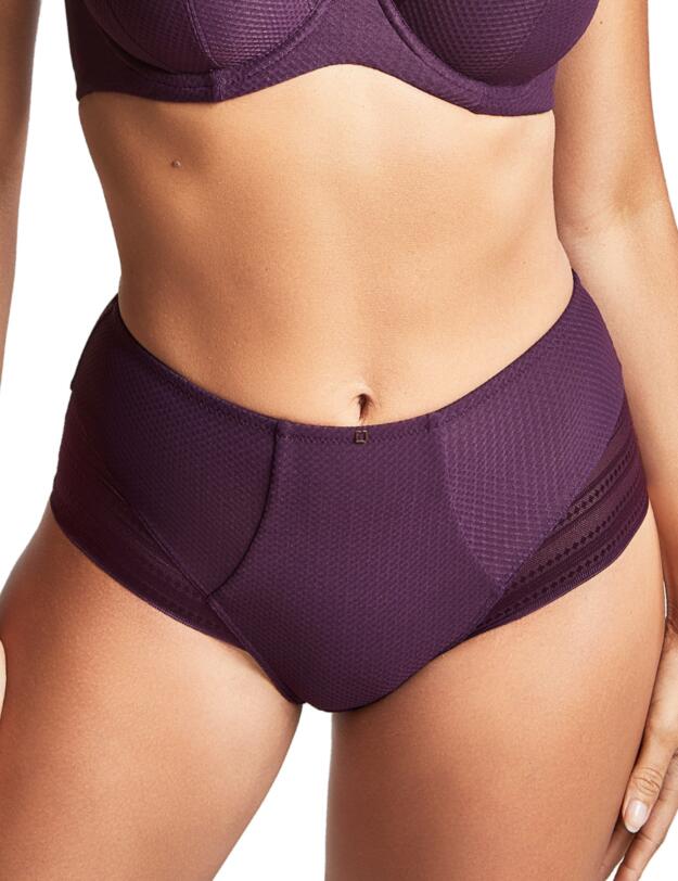 Panache Serene High Waist Brief Aubergine 