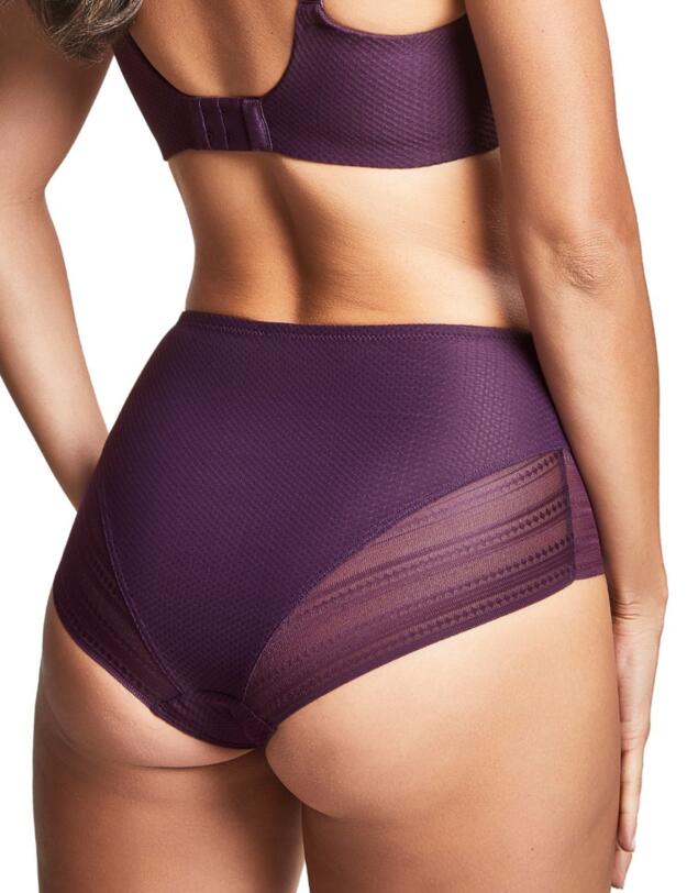 Panache Serene High Waist Brief Aubergine 