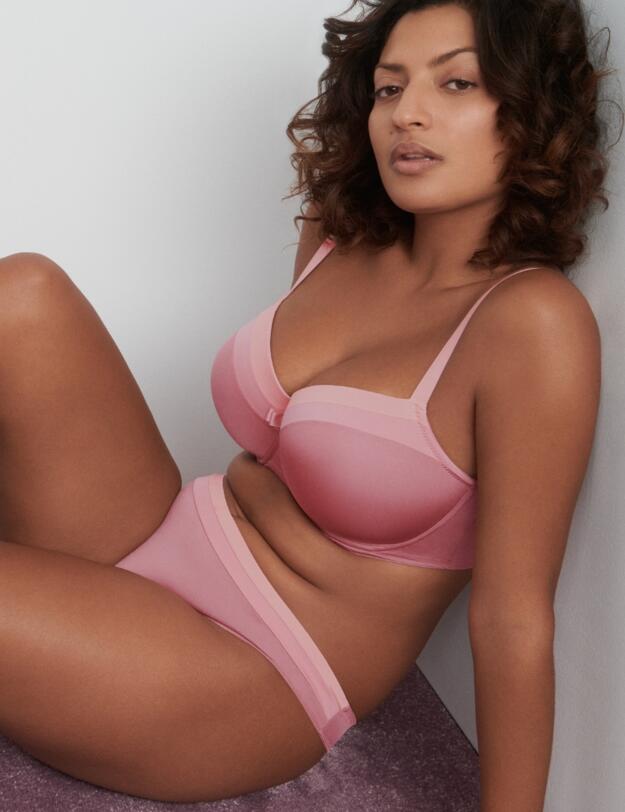 Prima Donna Glow Padded Balcony Bra Ballet Pink