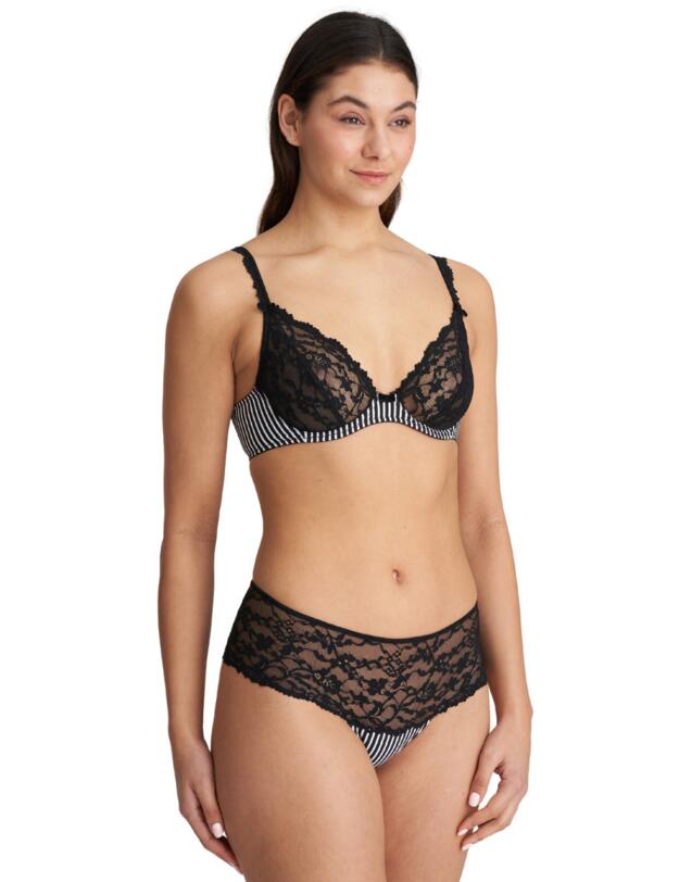  Marie Jo Sydny Plunge Bra Tuxedo Black