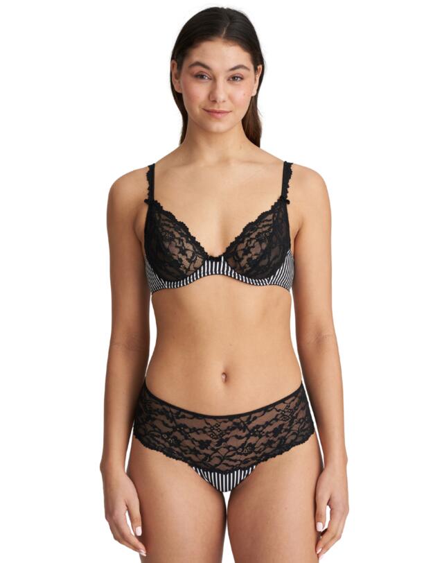  Marie Jo Sydny Plunge Bra Tuxedo Black