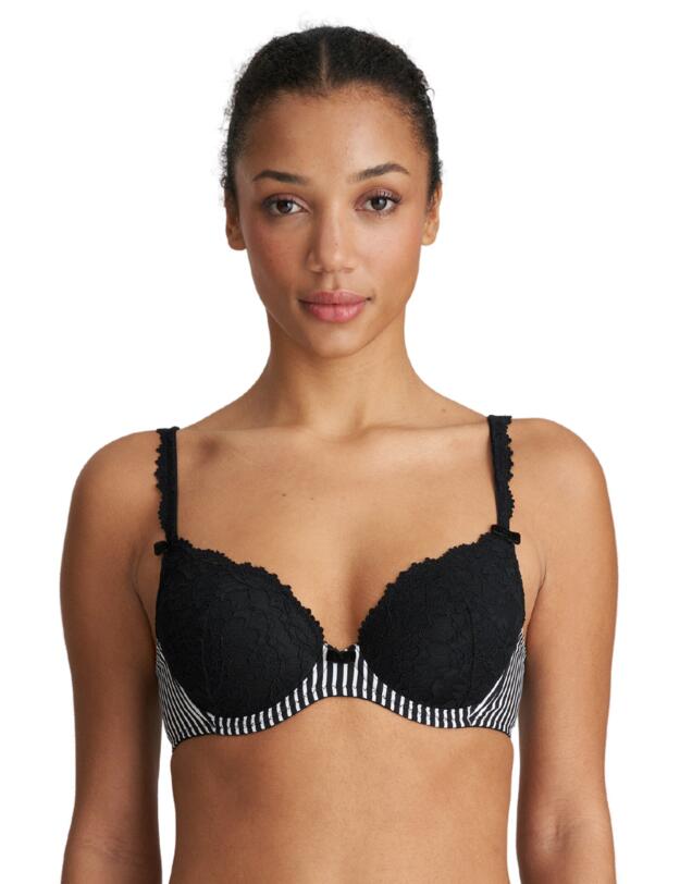 Marie Jo Sydny Heart Shape Bra Tuxedo Black