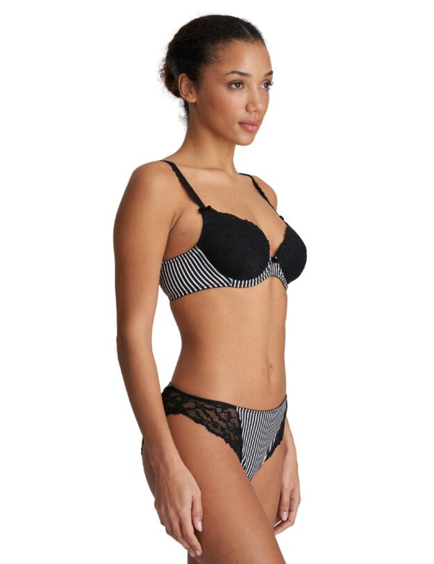 Marie Jo Sydny Heart Shape Bra Tuxedo Black