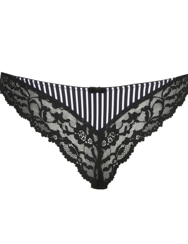 Marie Jo Sydny Thong Tuxedo Black