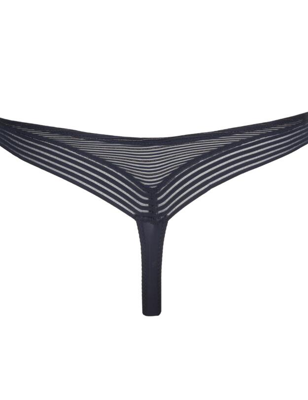 Marie Jo Tokuda Thong Velvet Blue