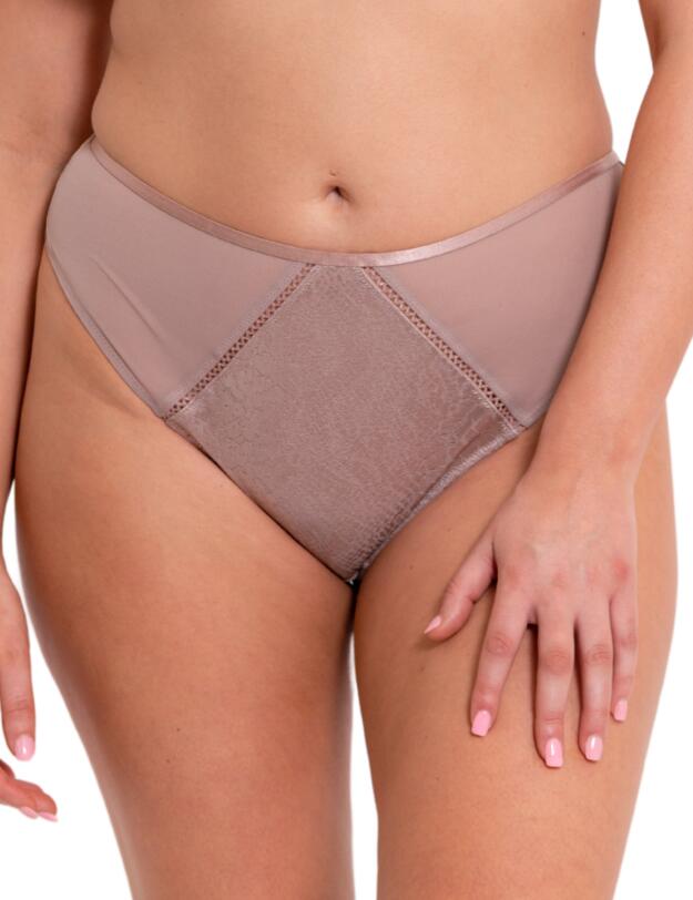 Curvy Kate Amaze High Waisted Brazilian Brief Mink