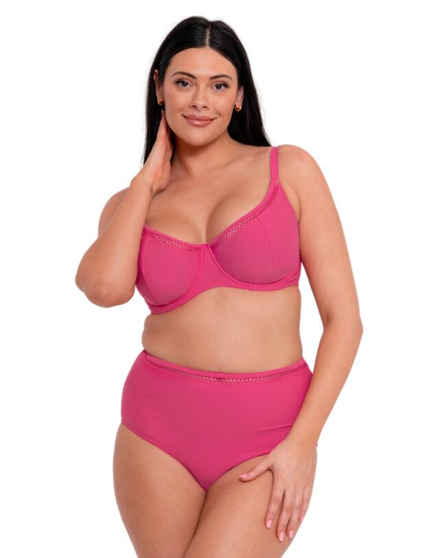 Curvy Kate First Class Balcony Bikini Top Pink