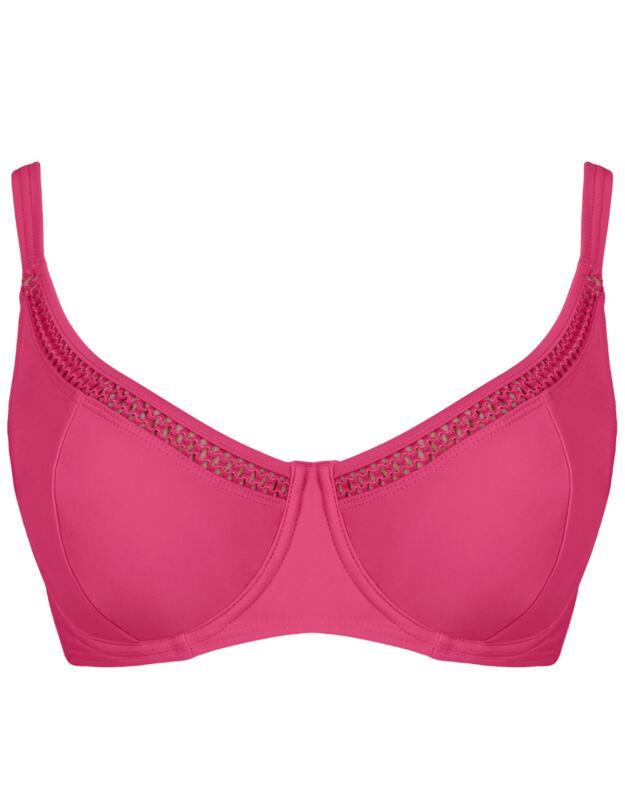 Curvy Kate First Class Balcony Bikini Top Pink