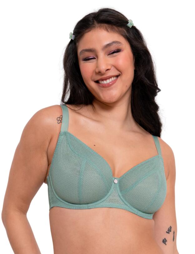 Curvy Kate Happy Boobs And Bums Balcony Bra Sage Green