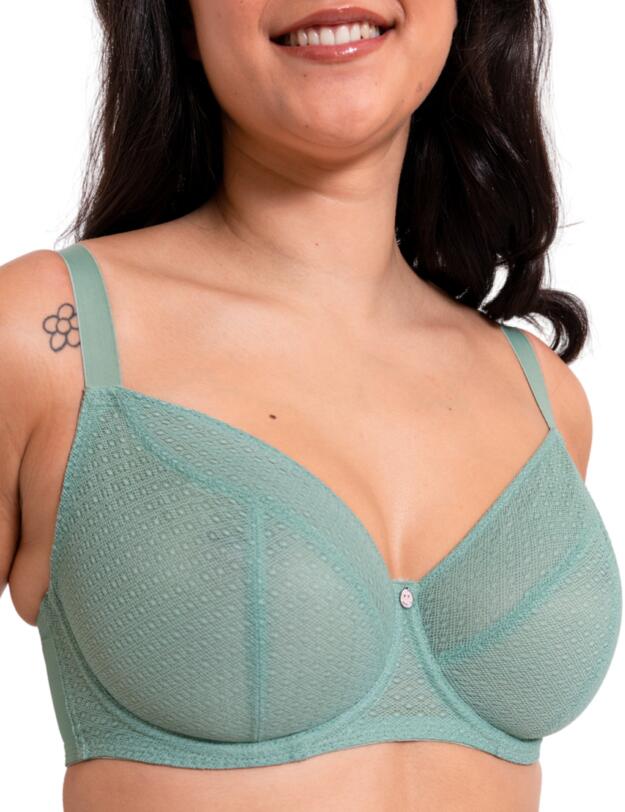 Curvy Kate Happy Boobs And Bums Balcony Bra Sage Green