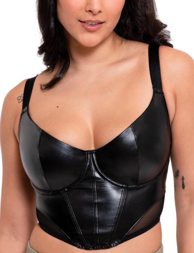 Curvy Kate Storm Scooped Balcony Longline Bra Black