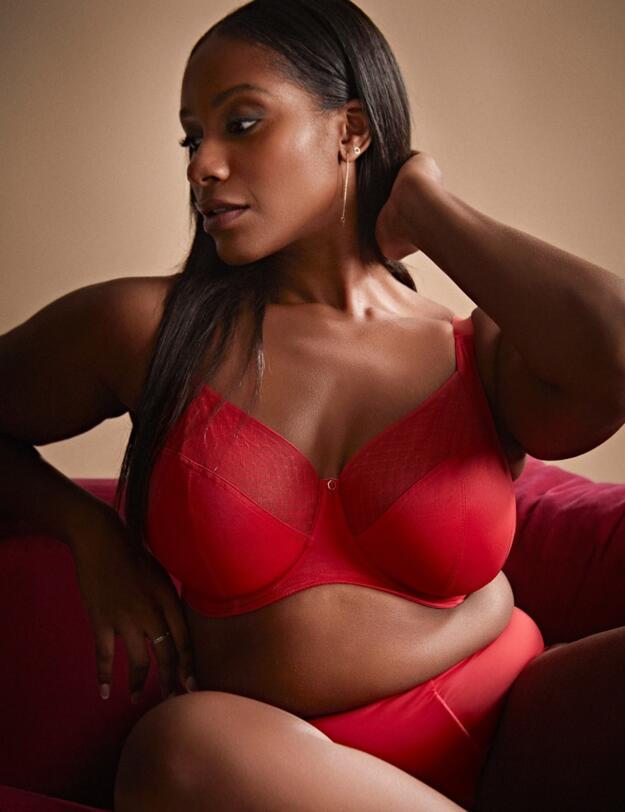 Sculptresse by Panache Bliss Full Cup Bra Salsa Red