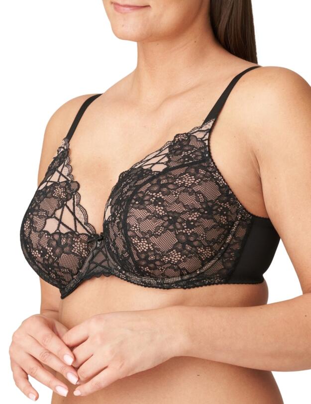 Prima Donna Livonia Half Padded Plunge Bra Black 