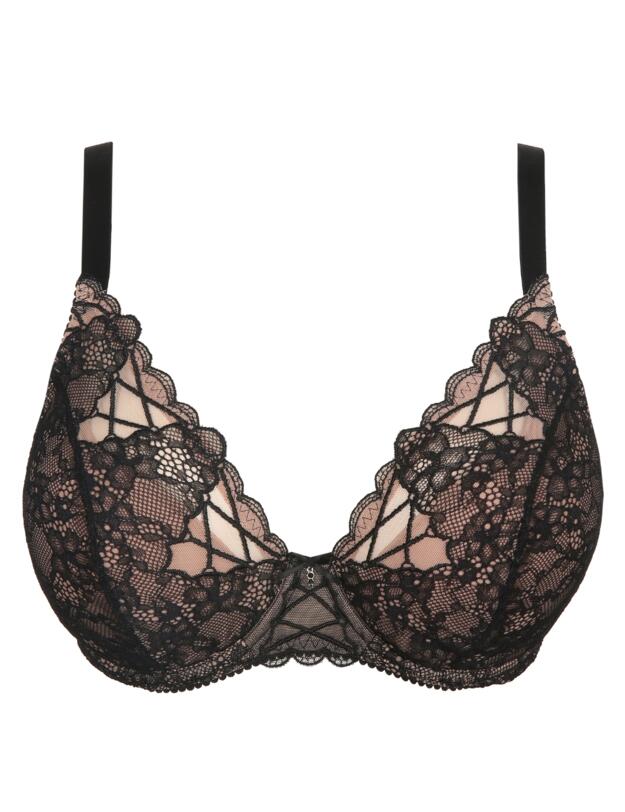 Prima Donna Livonia Half Padded Plunge Bra Black 