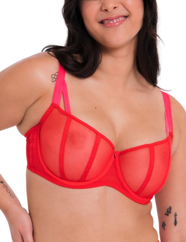 Curvy Kate Elementary Balcony Bra Red/Pink