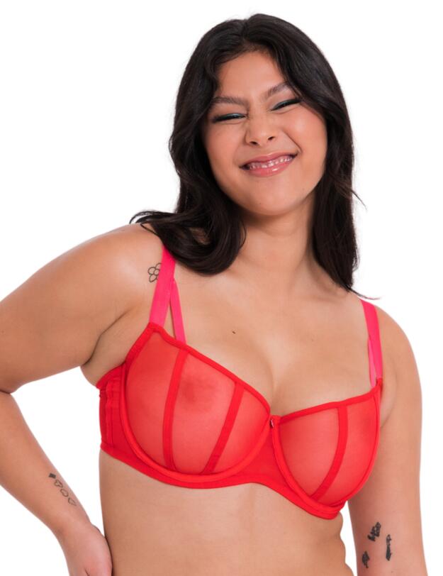 Curvy Kate Elementary Balcony Bra Red/Pink