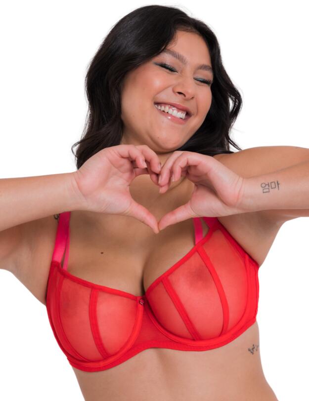 Curvy Kate Elementary Balcony Bra Red/Pink