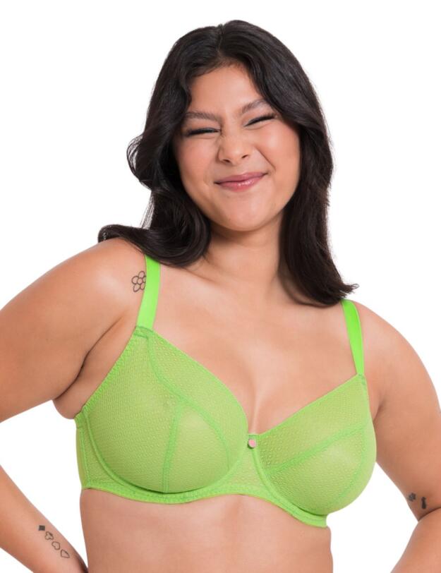 Curvy Kate Happy Boobs and Happy Bum Balcony Bra Lime 