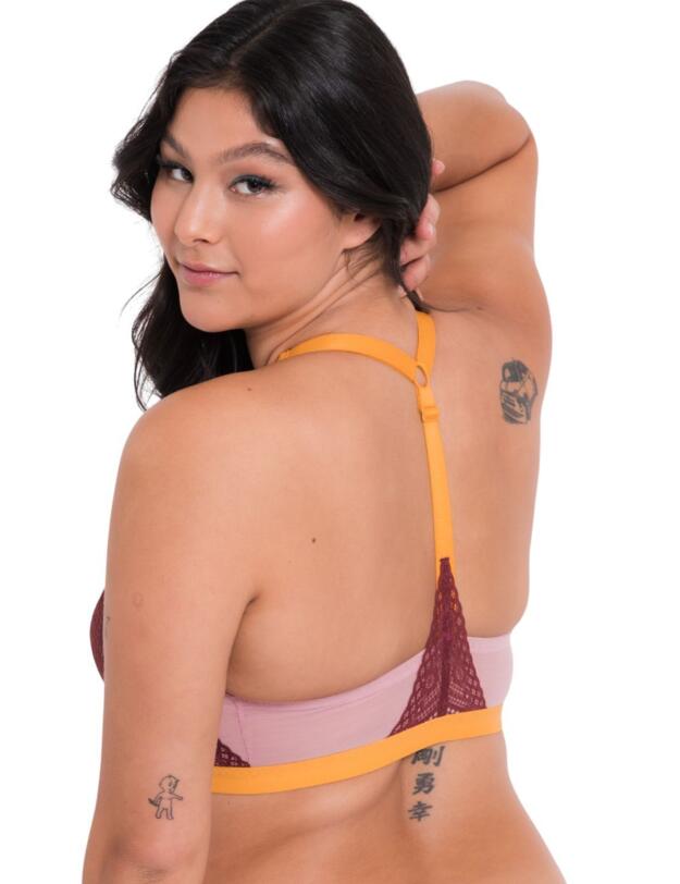 Curvy Kate Front and Centre Bralette Claret/Turmeric