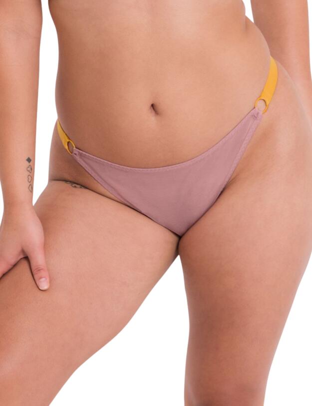 Curvy Kate Front and Centre Brazilian Brief Claret/Turmeric