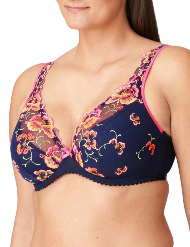 Prima Donna Devdaha Half Padded Plunge Bra Velvet Blue