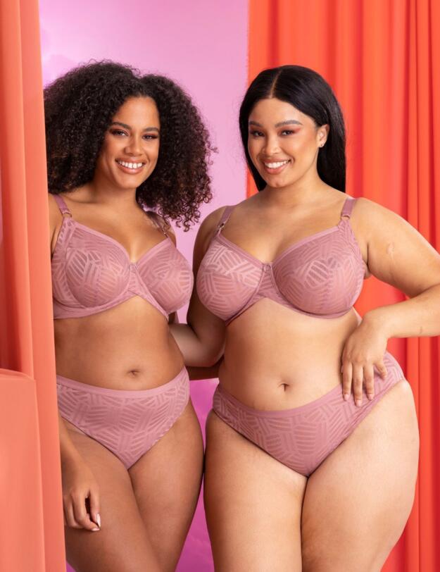 Curvy Kate Wonderfull Vibe Full Cup Balcony Bra  Dusty Rose 