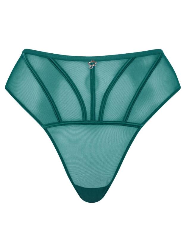 Scantilly by Curvy Kate Senses High Waisted Brief Verdigris