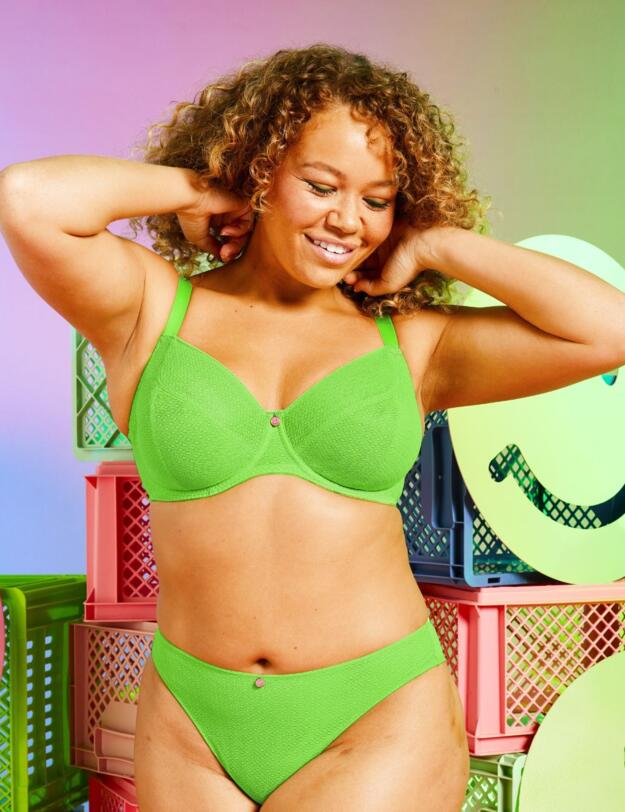 Curvy Kate Happy Boobs and Happy Bum Brazilian Brief Lime