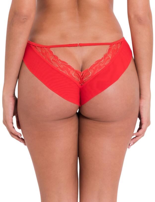 Scantilly by Curvy Kate Fascinate Brazilian Brief Poppy Red