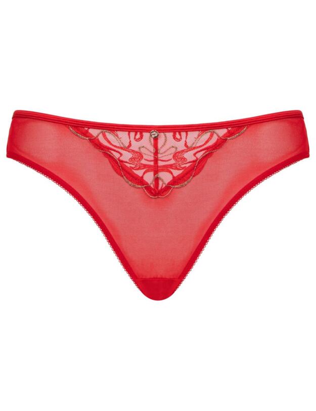 Scantilly by Curvy Kate Fascinate Brazilian Brief Poppy Red