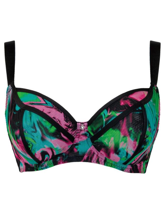 Curvy Kate Reality Check Balcony Bra Print Mix 