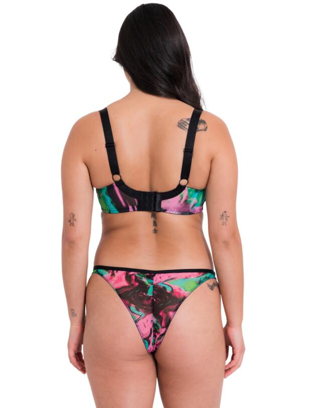 Curvy Kate Reality Check Balcony Bra Print Mix 