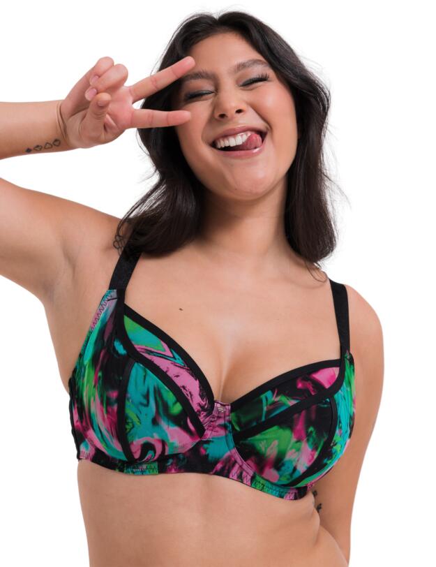 Curvy Kate Reality Check Balcony Bra Print Mix 