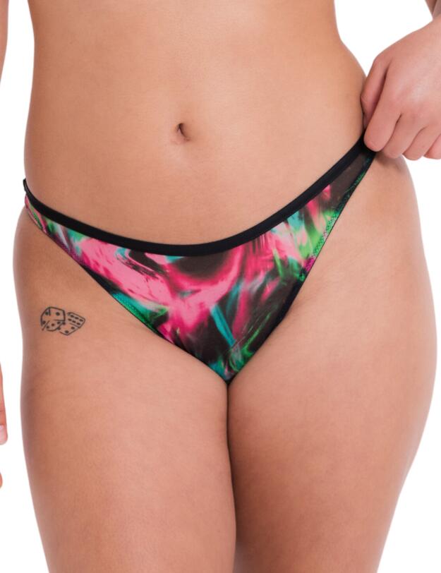 Curvy Kate Reality Check Tanga Print Mix 