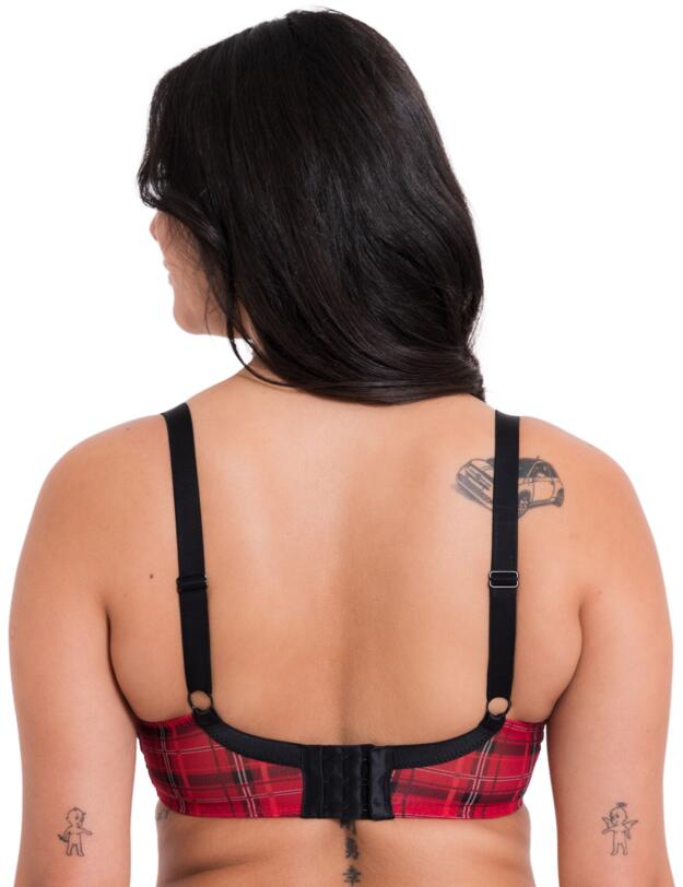 Curvy Kate Lifestyle Print Plunge Bra Check Print 