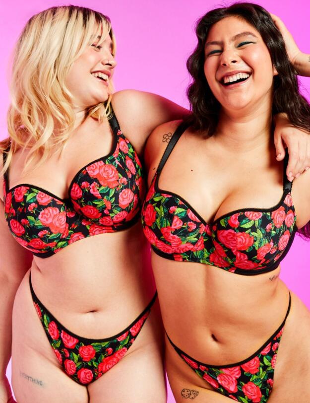  Curvy Kate Boost In Bloom Padded Balcony Bra Print Mix