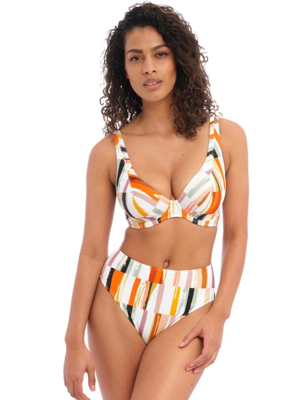 Freya Shell Island UW High Apex Bikini Top Multi 
