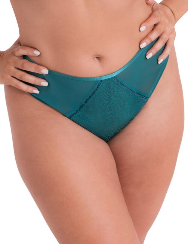 Curvy Kate Amaze High Waisted Brazilian Brief Verdigris