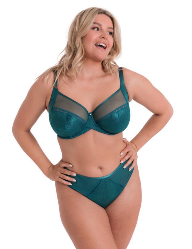Curvy Kate Amaze High Waisted Brazilian Brief Verdigris