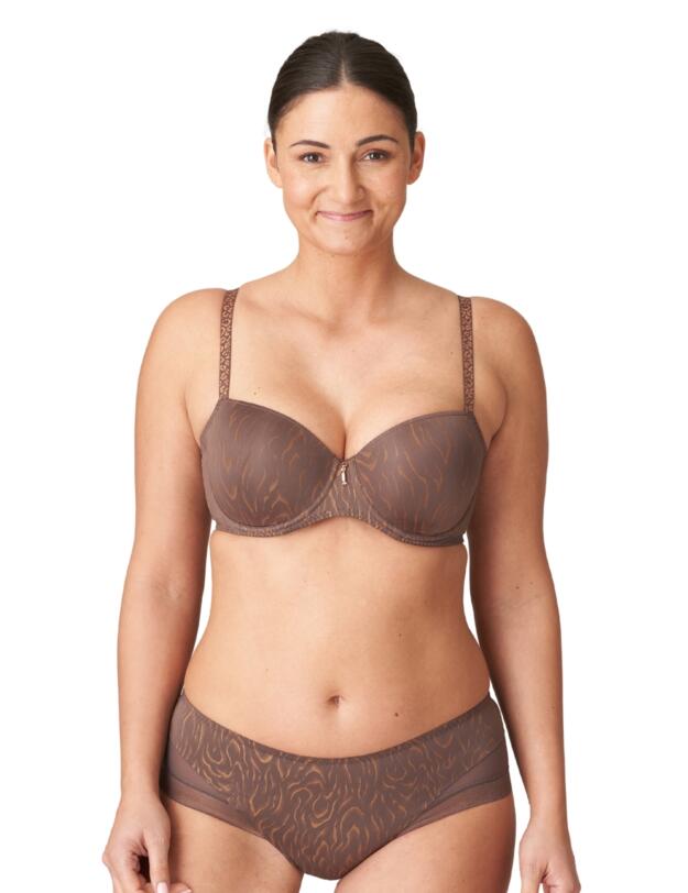 Prima Donna Twist Penn Station Hotpant Brief Praline Coeur 