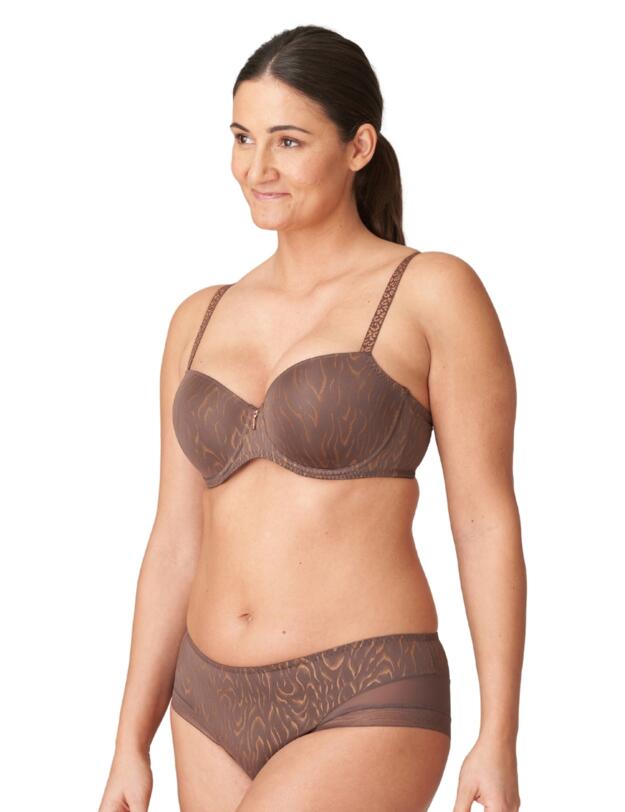 Prima Donna Twist Penn Station Hotpant Brief Praline Coeur 