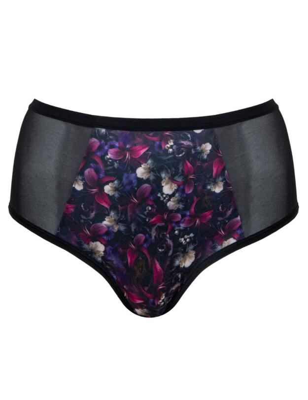 Curvy Kate Wonderfully Print Short Black Floral