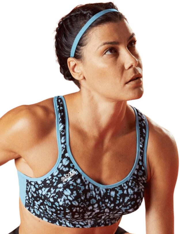 Shock Absorber Multi Sports Support Bra Blue Print