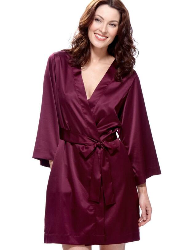 1185530 Lepel Georgina Wrap Dressing Gown Berry - 1185530 Wrap