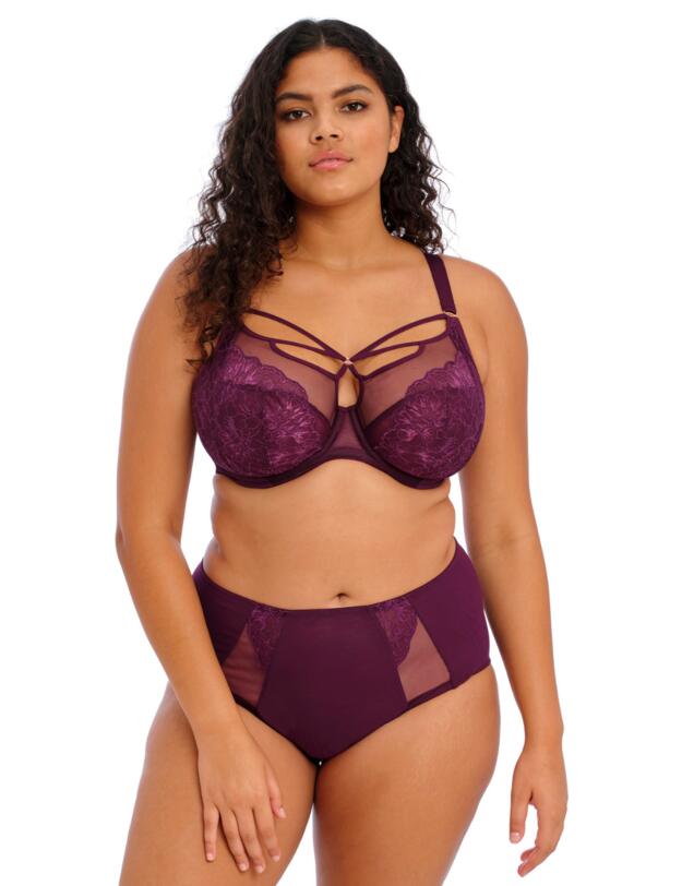 Elomi Brianna Underwired Plunge Bra Blackberry