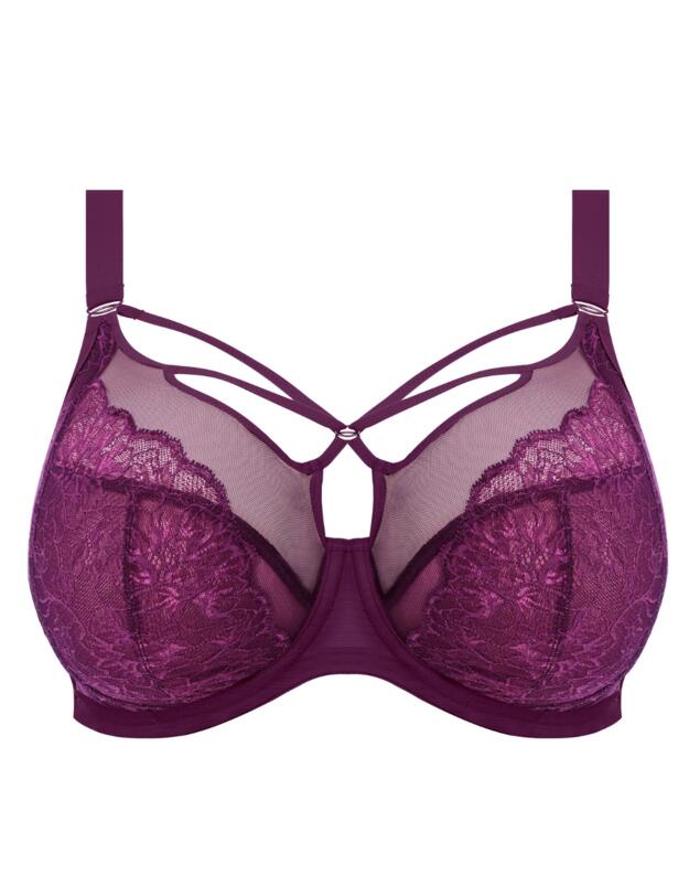 Elomi Brianna Underwired Plunge Bra Blackberry