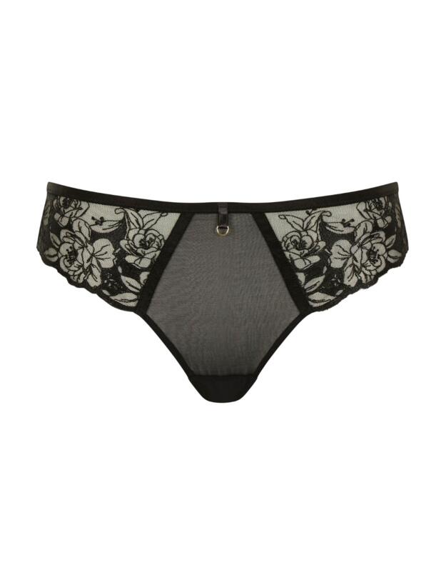 Panache Rosa Thong Black