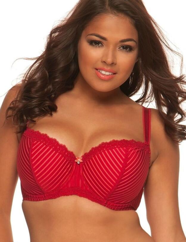 2101 Curvy Kate Ritzy Balcony Bra  - 2101 Ruby/Spice