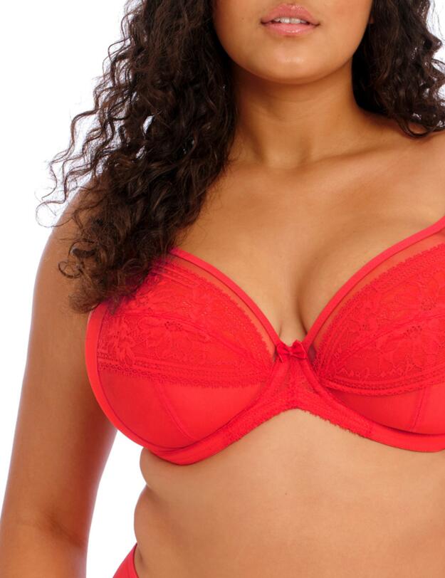 Elomi Kendra Underwired Plunge Bra Cherry 