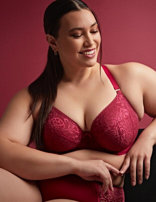 Sculptresse By Panache Estel Deep Brief Berry 